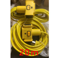 ราคา Monqiqi 30M ปลั๊กไฟต่อพ่วง ปลั๊ก4ทาง สายไฟพ่วง ปลั๊กสนาม ปลั๊กตลาดนัด ปลั๊กตัวผู้ เต้ารับ 4ช่อง 4 way split plug 5100W power supply (21323033703)