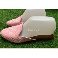 ราคา รองเท้าอินเดียแบบสวม งานปักสวยพื้นนิ่ม สวยใส่บายๆ (17907248072)