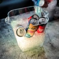 ราคา ถังน้ำแข็ง ถังแช่เครื่องดื่มพลาสติก แบบหนา ถังไวน์ ถังแช่ 4 5L Ice bucket กระติกน้ำแข็ง (7786232162)