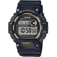 ราคา Casio Casio Mud Resistant Stainless Steel Quartz Watch with Resin Strap Black 27 6 Model TRT 110H 1A2VCF (16939781755)