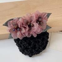 ราคา DKIEWQ เนตเก็บผมสวยๆ เน็ตผมผู้หญิง ชุดคลุมศีรษะ สำหรับเด็กผู้หญิง ตาข่ายติดผมสำนักงาน สำหรับพยาบาล คลิปหางม้า ไข่มุกไข่มุก ที่คลุมผมโบว์ผูกผม ผ้าโพกศีรษะสำหรับเต้นของผู้หญิง ตาข่ายผมดอกไม้ลูกไม้ คลิปฤ