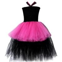 ราคา Popular Rock Star Tutu Dress with Train Tail Girls Birthday Party Perform Tulle Dresses Carnival Halloween Costume for Kids 1 14 (13021922264)