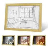 ราคา จัดส่งเร็ว การตกแต่งภาพวาดแสงเครื่องตกแต่งฝาผนังภาพวาดไฟ Led 3สีภาพวาดไฟ Led ส่องสว่างภาพเรืองแสงภาพวาดศิลปะแสงสำหรับห้องนั่งเล่นตกแต่งศิลปะผนัง9 3X7 3นิ้ว (20690593188)