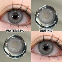 ราคา COD FUNSACHY SUZDAL Pink Contact Lens1Pair 14 2mm Gradient Contact Lens Color Yearly Soft lens (21151718470)