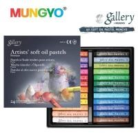 ราคา MOPV 24 Mungyo gallery artists soft oil pastels 24 assorted color I สีชอล์คน้ำมันกล่อง 24 สี (19151664687)