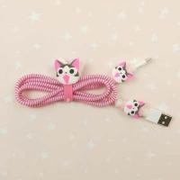 ราคา พร้อมส่ง ชุดแต่งสายชาร์จลายการ์ตูน ชุดถนอมสายชาร์จการ์ตูนน (4417040097)