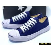 ราคา พร้อมส่ง รองเท้าผ้าใบ Converse Jack สีแดง Converse Jack สีแดงเลือดหมู Converse Jack สีเขียว งาน madne in indo พื้นสีฟ้าตรงปกแท้ 100 (14551006205)