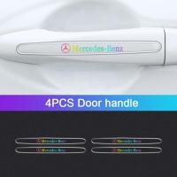 ราคา 3D เลเซอร์สติกเกอร์สีสันที่จับประตูที่จับประตูรถที่จับประตูสี Scratch Protector สติกเกอร์สำหรับ Mercedes Benz AMG E200 W210 W203 W124 W204 W211 W123 W205 W212 W203 C200 E350 A180 CLA A45 E240 E250 C20