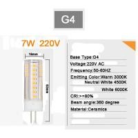 ราคา ไฟสปอตไลท์หลอดไฟเซรามิค G9 G4 AC 220V 3W 5W 7W 9W 11W (7799860659)