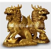 ราคา จัดส่งทองเหลืองของตกแต่งรูปกิเลน Kylin ห้องนั่งเล่นชุดตกแต่งตู้ทันทีเพื่อส่ง Kylin สัตว์มงคลสำนักงานบ้านของขวัญ (20568446587)