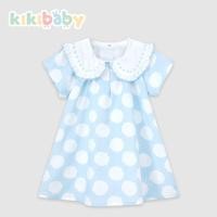 ราคา 90 130 เดรสพร้อมส่ง เดรสสีฟ้า ลายจุด แขนพอง ชุดกระโปรง คอบัว เสื้อผ้าเด็ก เดรสยาว สีขาว เสื้อผ้าเด็ก สาวเกาหลี KP0177 (21236068756)