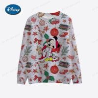 ราคา สเวตเชิ้ตน่ารักๆลายมิกกี้มินนี่3D ดิสนีย์มิกกี้เมาส์ Y2K เสื้อกันหนาวสไตล์เกาหลีสำหรับผู้หญิงแขนยาวคอกลมเทศกาลคริสต์มาส (20000441868)