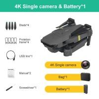 ราคา จัดส่งภายใน 2 วัน ขายร้อนเด็ก Drone 3 กล้องแบตเตอรี่เสียงพึมพำ ถอยหลังอัตโนมัติ 500000 เมตร กล้องคู่ภายใต้กล้อง RC Drone กล้อง 4K Drone (1764738853)