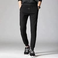 ราคา กางเกงวอร์มผู้ชายลำลองหลวมกางเกงบีมปิดกางเกงวอร์มผ้าฝ้ายแท้อเนกประสงค์ (20358472474)