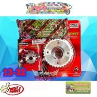 ราคา ชุดโซ่สเตอร์WAVE110I สเตอร์รถเวฟ125 เลส 13 32 106 โซ่สีเขียว OSAKI แท้ เบอร์ 420 สำหรับรถ WAVE125 WAVE110i WAVE125I MSX125 W100S 2005 U BOX DREAM125 MSX125 สเตอร์รถเวฟ110i (406907998)