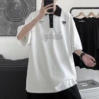 ราคา พร้อมส่ง เสื้อยืดโปโล Polo คอปก ทรงหลวม ผู้ชาย ใส่สบาย (19796396275)