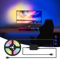 ราคา ไฟแบคไลท์ PC สำหรับจอคอมพิวเตอร์สำหรับเล่นเกม E Sports ไฟตกแต่งหน้าจอแถบไฟ LED RGB สำหรับเล่นเกมแบบจุ่มเดสก์ท็อปเล่นเกม (21341873240)