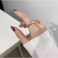 ราคา New diamond ring love personality fashion geometry eternal diamond ring with female jewelry BYUE (20161726266)