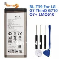 ราคา แบตเตอรี่แท้ LG G7 G7 G7ThinQ LM G710 ThinQ G710 Q7 LMQ610 BL T39 แบตเตอรี่เครื่องมือฟรี (17207470630)