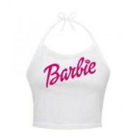 ราคา In stock เสื้อกล้ามปากแดงสีชมพูเปิดสะดือเสื้อตัวยาวด้านหน้าสั้นด้านหลัง 2022 ฤดูร้อนเซ็กซี่ใหม่ในยุโรปและอเมริกา (15784495229)