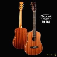 ราคา Sqoe กีตาร์โปร่ง โปร่งไฟฟ้า 36 นิ้ว รุ่น SQ 36A (18559837072)