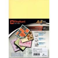 ราคา ตราช้าง กระดาษ กระดาษสี กระดาษหน้าปก A4 การ์ดสี 180g (2188538431)