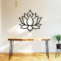 ราคา Lotus Flower Wall Art Metal Wall Decor Outdoor Metal Wall Art Mandala Decor (18574320783)