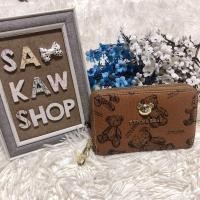 ราคา TTWN BEAR กระเป๋าสตางค์ใบกลางซิปรอบ น้องหมี MCM หนังสวยน่ารัก ของแท้ พร้อมส่ง (20710890861)