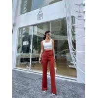 ราคา กางเกงขากระบอกเล็กปลายแต่งขาม้างานป้ายPROMTHONG (19573246711)