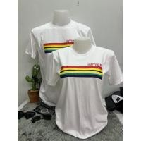 ราคา เสื้อสีพื้นสกรีนลาย เสื้อสีพื้นสกรีนลายรุ้งวินเทจ Vintage Style 90 (12665651505)