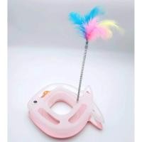 ราคา Boqi factory ของเล่นแมววงล้อรูปปลา WPS107 (17836293917)