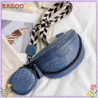 ราคา จัดส่งเร็ว กระเป๋าคาดเอวกระเป๋าคาดเอวลายจระเข้พร้อมกระเป๋าใบเล็กสายสะพายกว้างทอสายโซ่กระเป๋าคาดเอวแบบพกพาลำลองหนัง PU สำหรับวันหยุดสุดสัปดาห์ (18578074723)