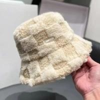 ราคา หมวกแฟชั่นกำมะหยี่ขนแกะหมวกชาวประมงเด็กผู้หญิง Topi Bucket ลายตารางหมากรุกกันความหนาวหมวกหนาหมวกกลางแจ้งความอุ่นของปีกกว้างสำหรับฤดูหนาว (20990446225)