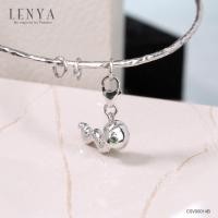 ราคา LenYa Jewelry ชาร์ม นักษัตรปีมะเส็ง งูเล็ก ตัวเรือนเงินแท้ ชุบทองขาว ประดับพลอย สามารถ Mix and Match กับเครื่องประดับสุดโปรดได้ ทั้งกำไล สร้อยข้อมือ หรือสร้อยคอ (1365976297)