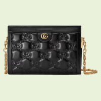 ราคา Gucci กระเป๋า GG MATELASSÉ LEATHER SHOULDER BAG (21228394034)