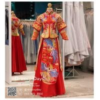 ราคา ชุดแต่งงานจีนโบราณ ชุดยกน้ำชา สีแดง สวยๆ หรู KPL092 RED แดง (19501601781)