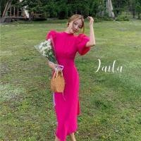 ราคา Jungkook 238 พร้อมส่งS 5XL Dress เดรส เดรสสีชมพู ชุดสีแดง เดรสยาว เดรสออกงาน เดรสผู้หญิง เดรสแฟชั่น เดรสสาวอวบ เดรสเกาหลี เดรสเปิดหลัง ชุดเดรส (21331458280)