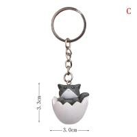 ราคา qiuq COD พวงกุญแจรูปตัวการ์ตูนไข่รูปแมวพวงกุญแจเครื่องประดับจี้กระเป๋าพวงกุญแจรถ (20003163275)