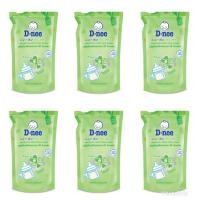 ราคา น้ำยาล้างขวดนม D nee แบบถุงเติม แบบขวดปั๊ม 600ml ถุงเติม 550ml จำนวน 6 ถุง (7051852671)