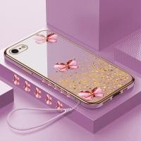 ราคา เคสโทรศัพท์สำหรับ iPhone 6 6S 6 Plus 6S Plus 6S Plus 7 8 Plus 8 Plus 6 6S 7 8 เคส เคส สายคล้องเคสลายการ์ตูนเคสมือถือไฟรูปผีเสื้อ (21001369196)