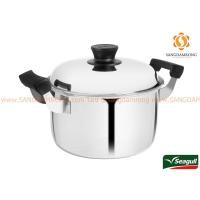 ราคา หม้อต้มโดม 18 20 22 24 ซม ตรา นกนางนวล ผลิตจากสแตนเลสเนื้อดี (15951816592)