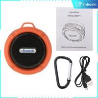 ราคา Shiwaki Portable Bluetooth Speaker Wireless Shower Waterproof Outdoor Speaker HD Sound (20854860907)