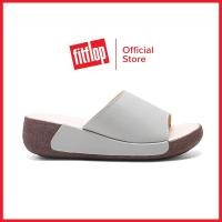 ราคา FitFlops สำหรับผู้หญิง รองเท้าแตะรัดส้น ELOISE ที่หุ้มด้วยไม้ก๊อกเมทัลลิก หนัง (20836063081)