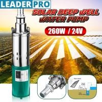 ราคา 24V 260W Submersible Solar Water Pump 40m 1200L h Deep Well Irrigation Garden Home Agricultural (20661515291)