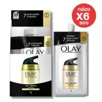 ราคา Olay Total Effects 7 In One Day Cream โอเลย์ โททัล เอฟเฟ็คส์ 7 อิน 1 เดย์ครีม กันแดด SPF 15 ขนาด 7 กรัม 1 กล่อง 6ซอง (21352698749)