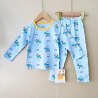 ราคา ชุดนอนเด็กผู้ชาย ชุดนอนเด็กผู้หญิง ลายการ์ตูน แขนยาวขายาว ผ้าคอตตอนผสมสเปนเด็กซ์ ผ้านิ่มเด้ง ใส่สบาย ไซส์ 90 160 (19295606028)