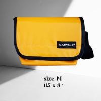 ราคา กระเป๋าผ้าใบกันน้ำ Ausawaluk กระเป๋าสะพายผู้ชาย (16722056841)