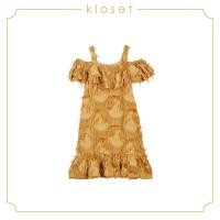ราคา Kloset Flutter Sleeve Dress AW18 KD007 (7748772214)