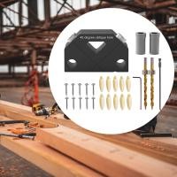 ราคา Baoblaze Woodworking Drill Guide Jig Accessory Wood Post Drilling Holes Locator CNC Durable Pocket Hole Jig Woodworking Positioning Tools (20895703082)