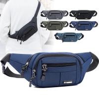 ราคา ฤดูร้อนใหม่ผู้ชายหน้าอกกระเป๋าหลายชั้นออกแบบกระเป๋า Crossbody สำหรับเด็กไนล่อนกันน้ำศัพท์กรณีกีฬากลางแจ้งผู้ชายเอวกระเป๋า (21227586105)